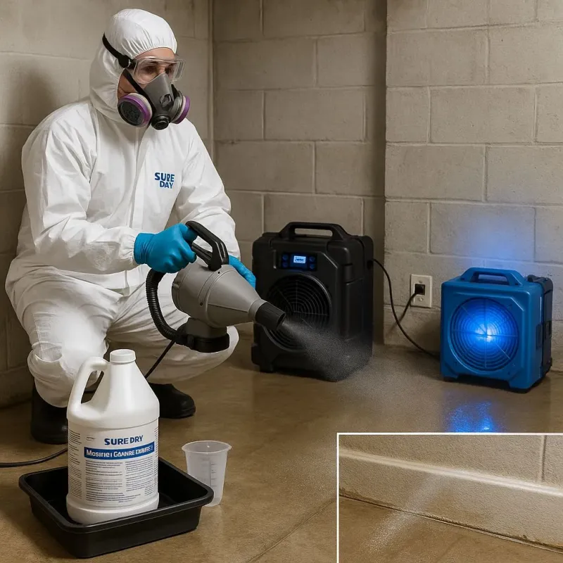 Sanitization and Odor Removal process in Loyola, CA